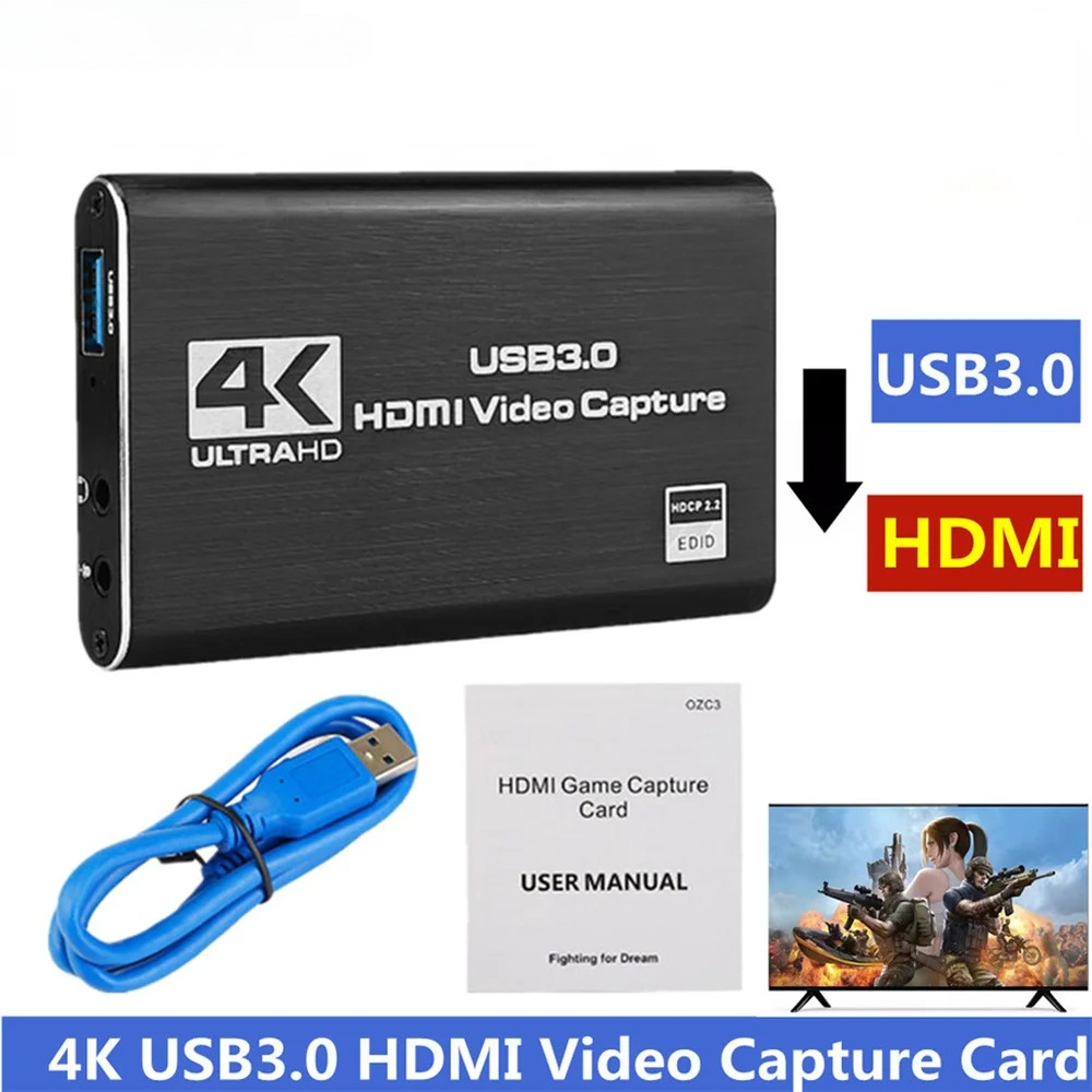 Capture Card 4K Hdmi - Scheda di acquisizione video 4K USB