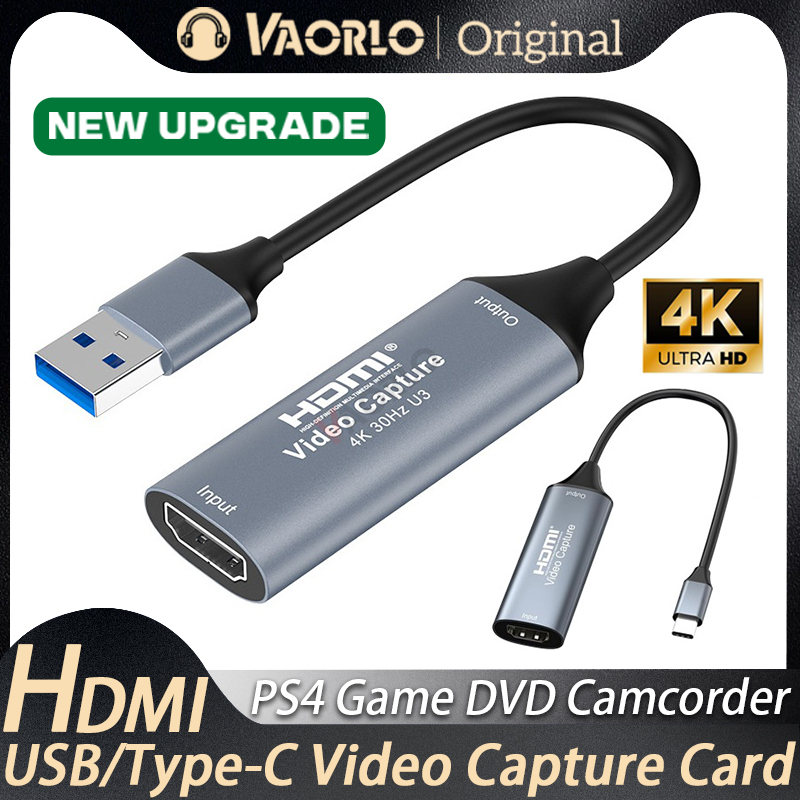 Capture Card 4K Hdmi - Scheda di acquisizione video 4K USB3.0/Type-C