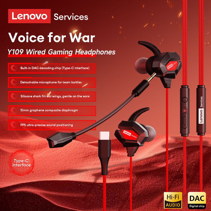 Esports Gaming Phone - Cuffie da Gaming Lenovo Y109 con
