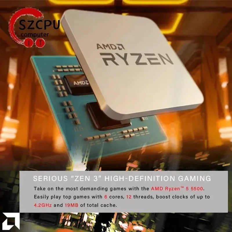 AMD R5 5500 Ryzen 5 5500 CPU P - Amd Cpu Ryzen 5 recensione e prezzo