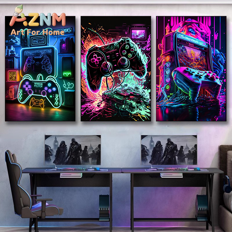Poster da Parete Moderno Neon  - Esports Gaming Room recensione e prezzo
