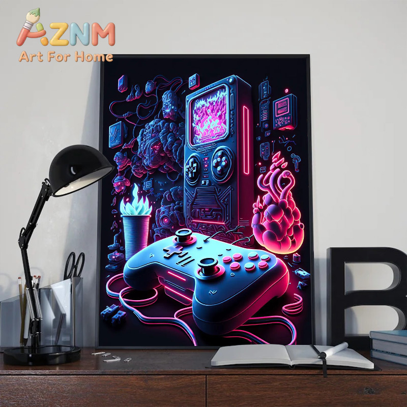 Poster da Parete Moderno Neon  - Esports Gaming Room recensione e prezzo