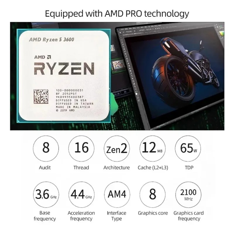 CPU Desktop AMD Ryzen 5 3600 O - Amd Cpu Ryzen 5 recensione e prezzo