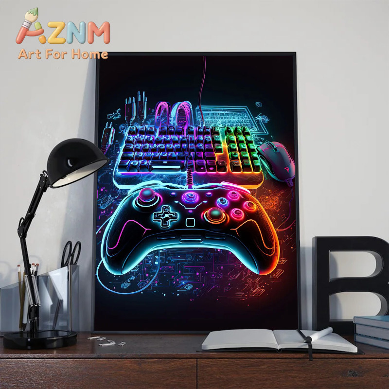 Poster da Parete Moderno Neon  - Esports Gaming Room recensione e prezzo